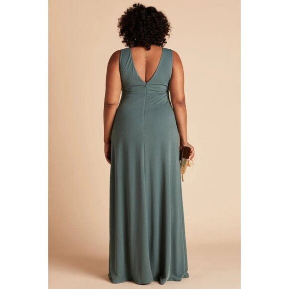 BIRDY GREY Shamin Crepe Bridesmaid Formal Dress Cabernet - Picture 3 of 5